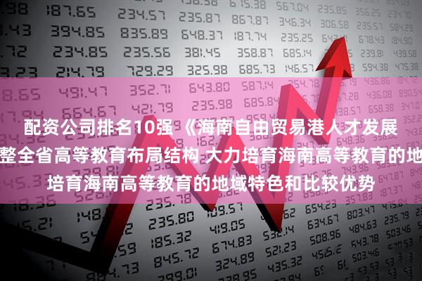 配资公司排名10强 《海南自由贸易港人才发展促进条例》优化调整全省高等教育布局结构 大力培育海南高等教育的地域特色和比较优势