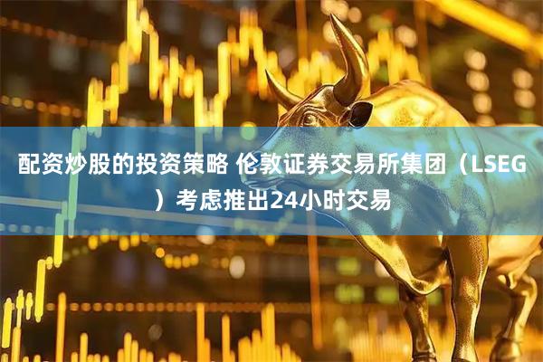 配资炒股的投资策略 伦敦证券交易所集团（LSEG）考虑推出24小时交易